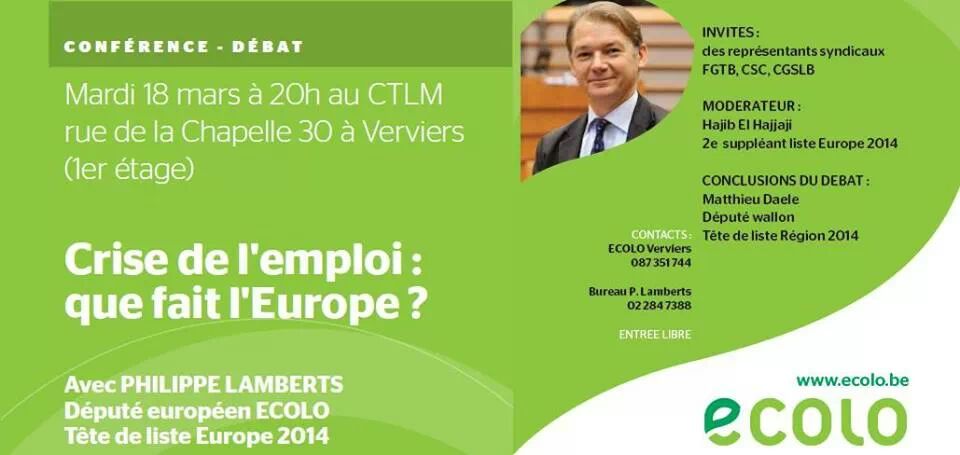 Lamberts conference 18 mars crise emploi